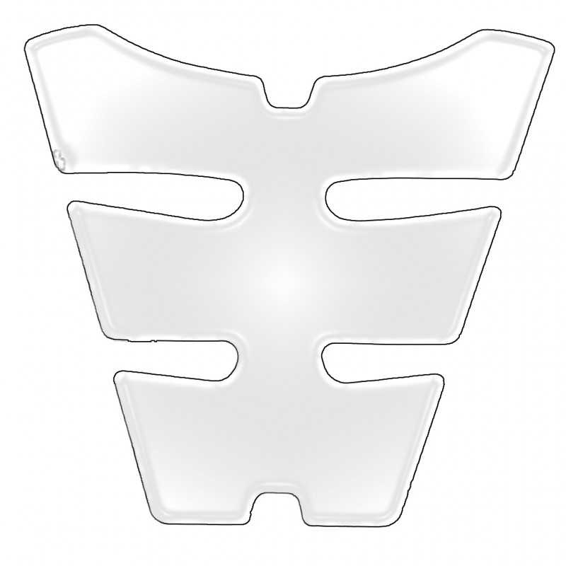 V PARTS Protector de deposito gasolina adhesivo carbonlook pequeño 8401VAR