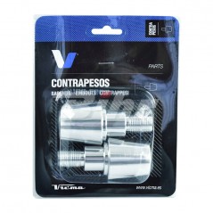 V PARTS Contrapesos pesas manillar carbonlook 13,5 845