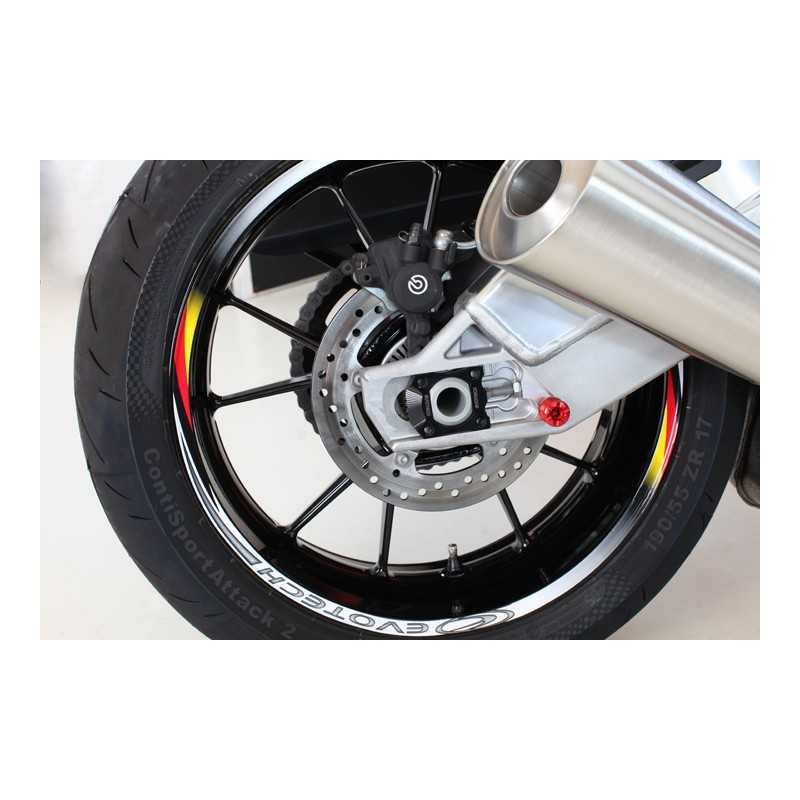 EVOTECH Adhesivos para llanta Cool Stripes Flag de STRIP-03