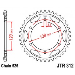 Ring, transmission, rear