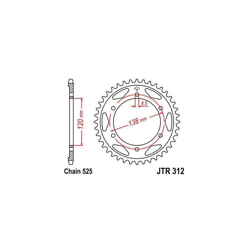 Ring, transmission, rear