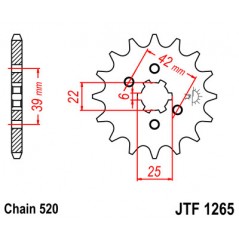 Pinion, attack, transmission front