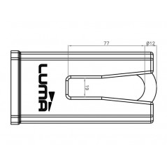 LUMA BRAKE DISC PADLOCK ESCUDO DISK DIA600