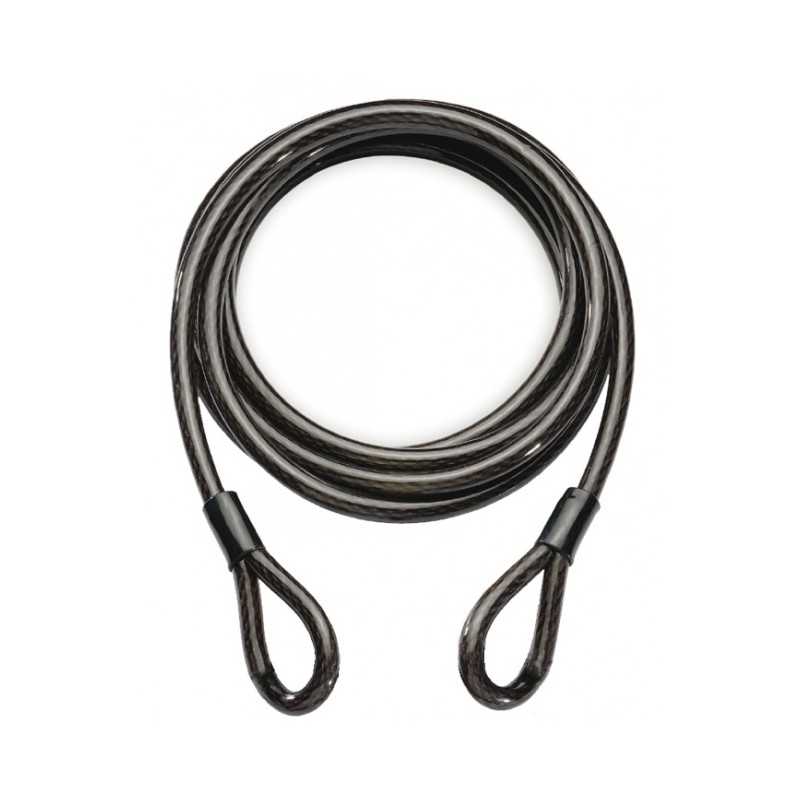LUMA STEEL CABLE FOR ANTI-THEFT PADLOCKS CABLE 600 20mm 2 LOOPS AM2