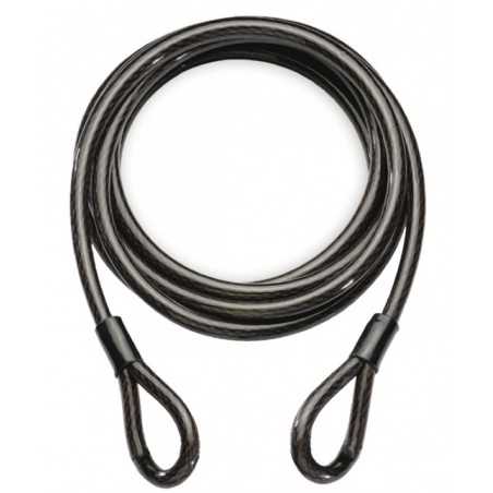 LUMA STEEL CABLE FOR ANTI-THEFT PADLOCKS CABLE 600 20mm 2 LOOPS AM2
