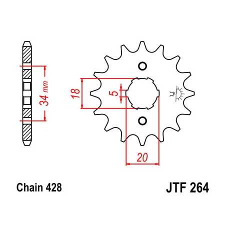 Pinion, attack, transmission front