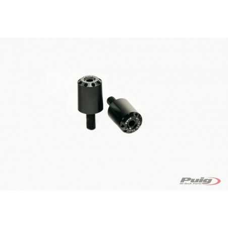 PUIG HANDLEBAR TERMINAL COUNTERWEIGHTS LONG ALUMINUM 40mm 9008
