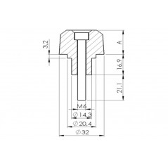 PUIG ALUMINUM HANDLEBAR COUNTERWEIGHTS TERMINALS 9357