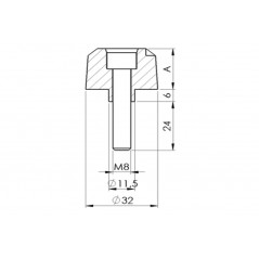 PUIG ALUMINUM HANDLEBAR COUNTERWEIGHTS TERMINALS 9372
