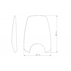 PUIG Windshield dome hand windshield accessory NNG TOURING 9438