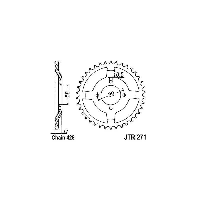 Ring, transmission, rear
