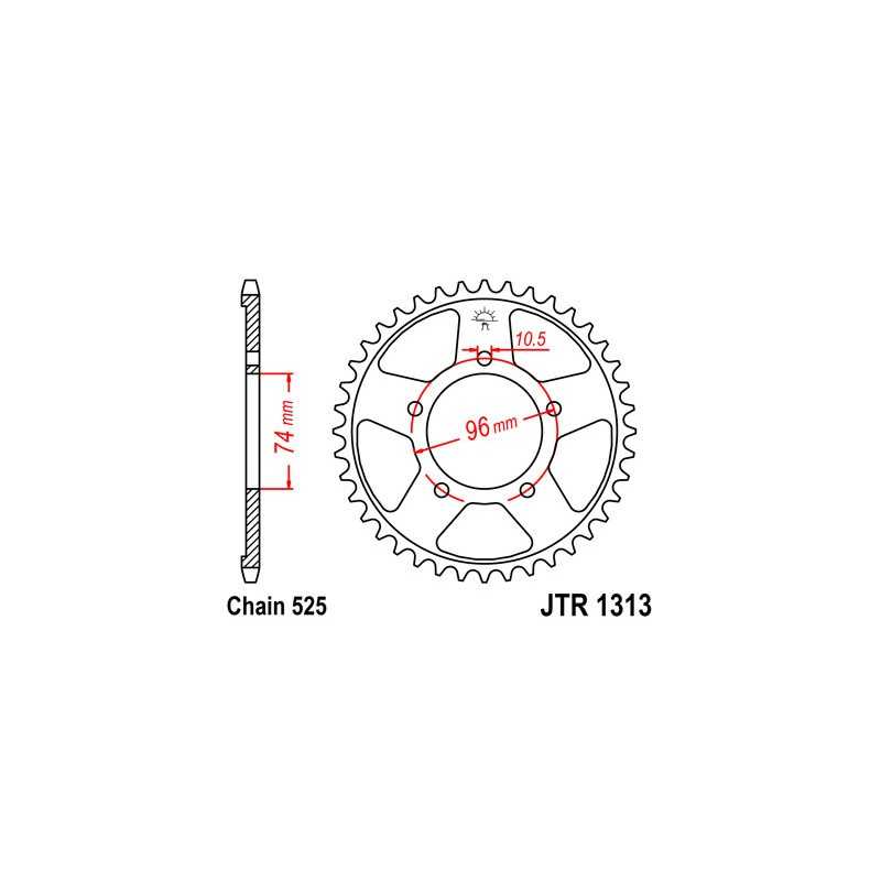 Ring, transmission, rear