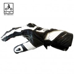 Leather gloves with protections RACING 100 % PRX-1