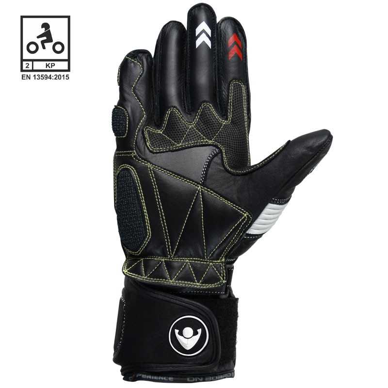 Leather gloves with protections RACING 100 % PRX-1