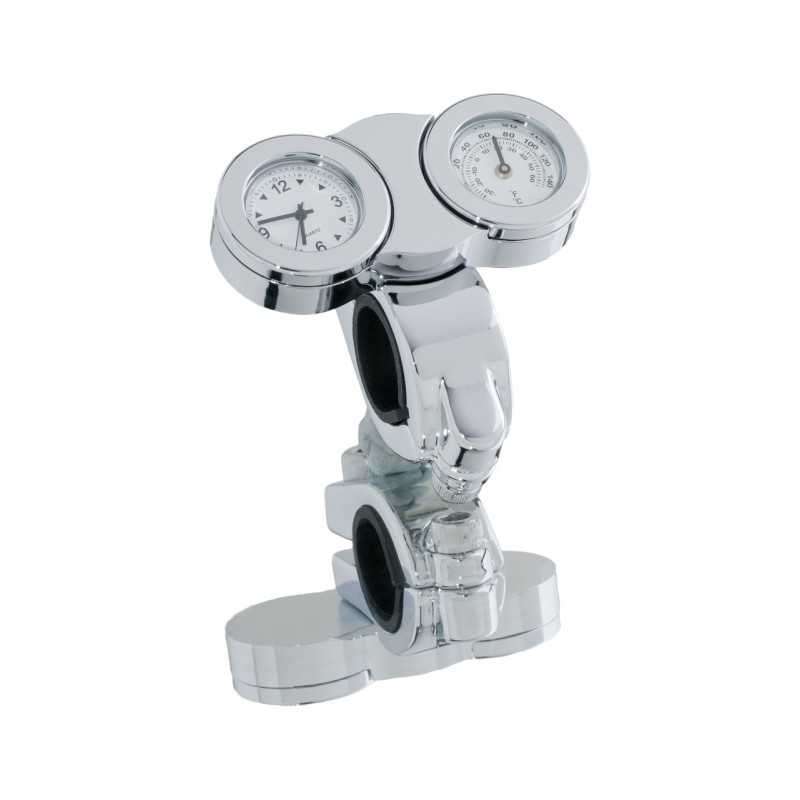 CUSTOM ACCES Reloj + termometro para instalar en el manillar RE0005VAR