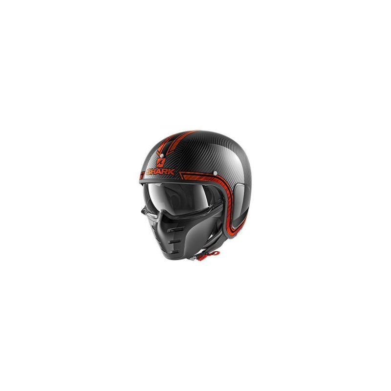 SHARK FLIP UP HELMET WITH SUNSCREEN SUN VISOR S-DRAK VINTA HE2710