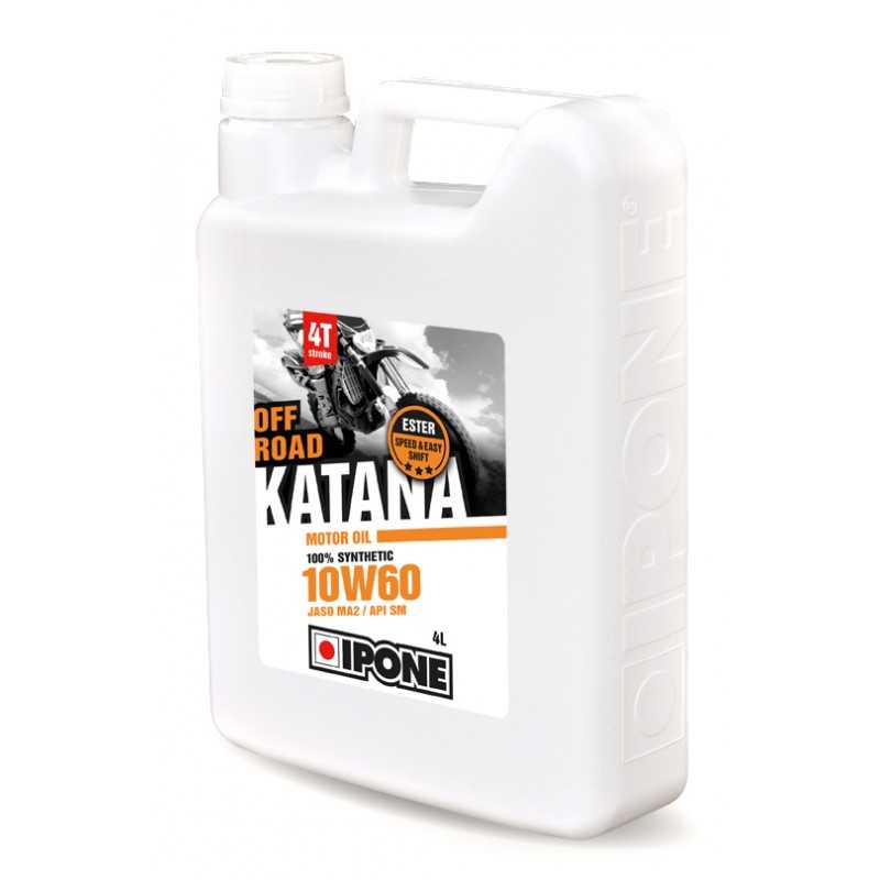 IPONE Motor lubricating oil KATANA OFF ROAD 10W60 - 4L 800020
