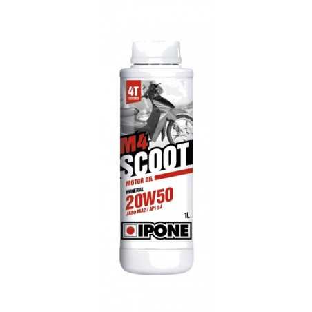 IPONE Motor lubricating oil M4 SCOOT 20W50 EXPORT - 1L 800073