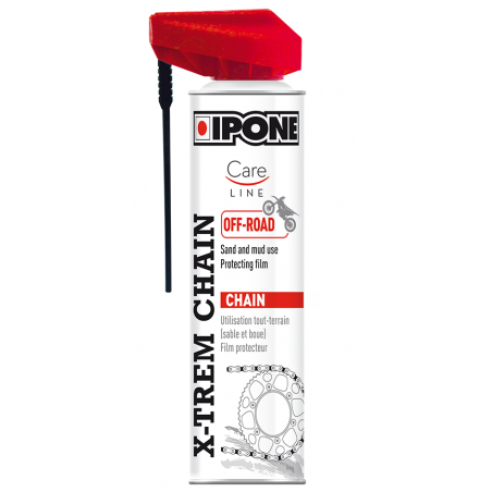 IPONE Spray grasa de cadena XTREM CHAIN OFFROAD 250ml - Protección máxima para motos off-road 800647