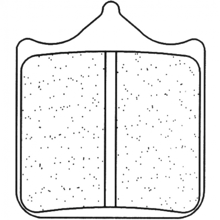 CL BRAKES PAD, BRAKE, FRONT CL SINTERED P4 34x34 Gold - Road/Racing - 1033A3+