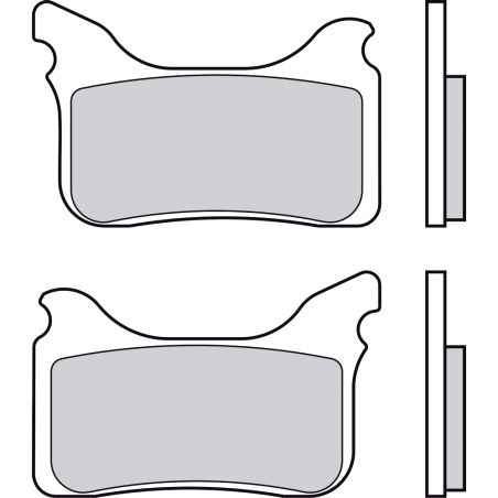BREMBO PAD, BRAKE 07GR75SA