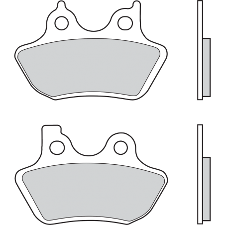 BREMBO Pastillas de freno 07HD16SA