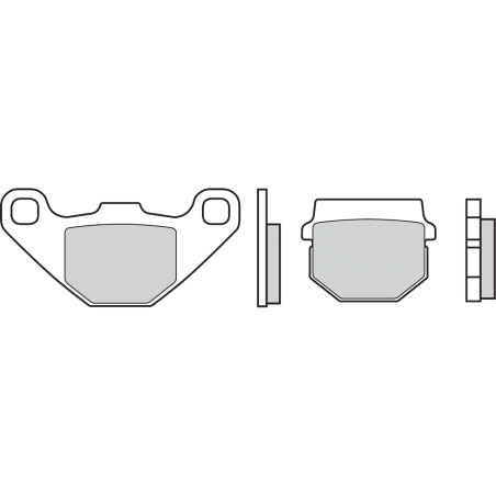 BREMBO PAD, BRAKE 07HO1118