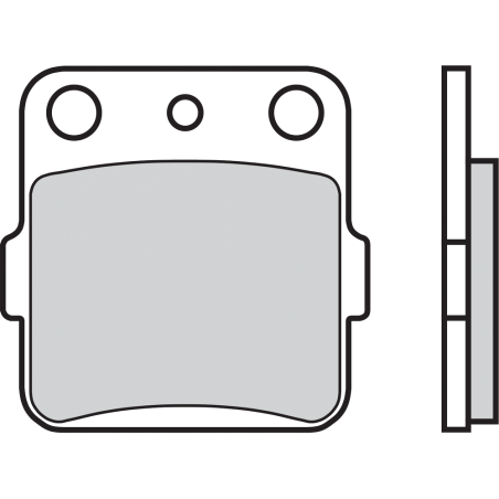 BREMBO PAD, BRAKE 07HO22SX