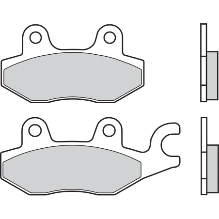 BREMBO Pastillas de freno 07HO4008