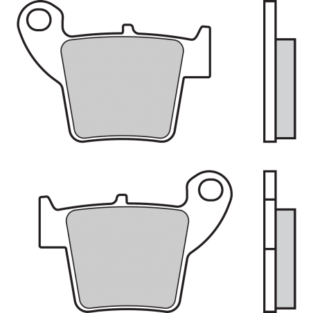 BREMBO PAD, BRAKE 07HO48SX