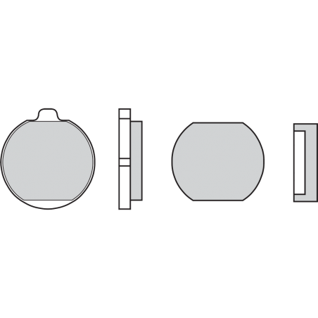 BREMBO Pastillas de freno 07KA0122