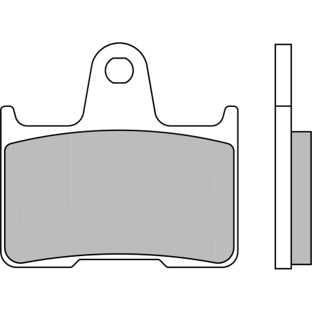 BREMBO Pastillas de freno 07SU25SP