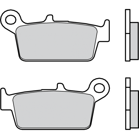 BREMBO Pastillas de freno 07011