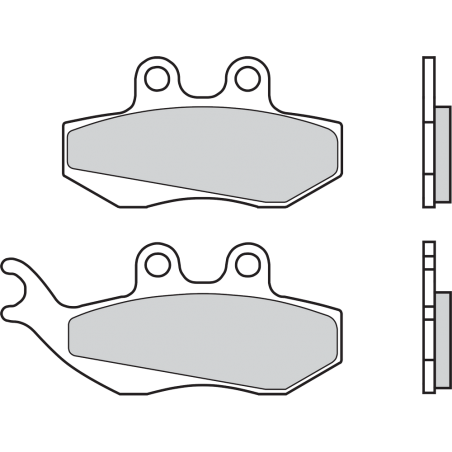 BREMBO Pastillas de freno 07012