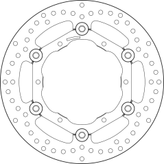 BREMBO Disco de freno flotante 78B40813