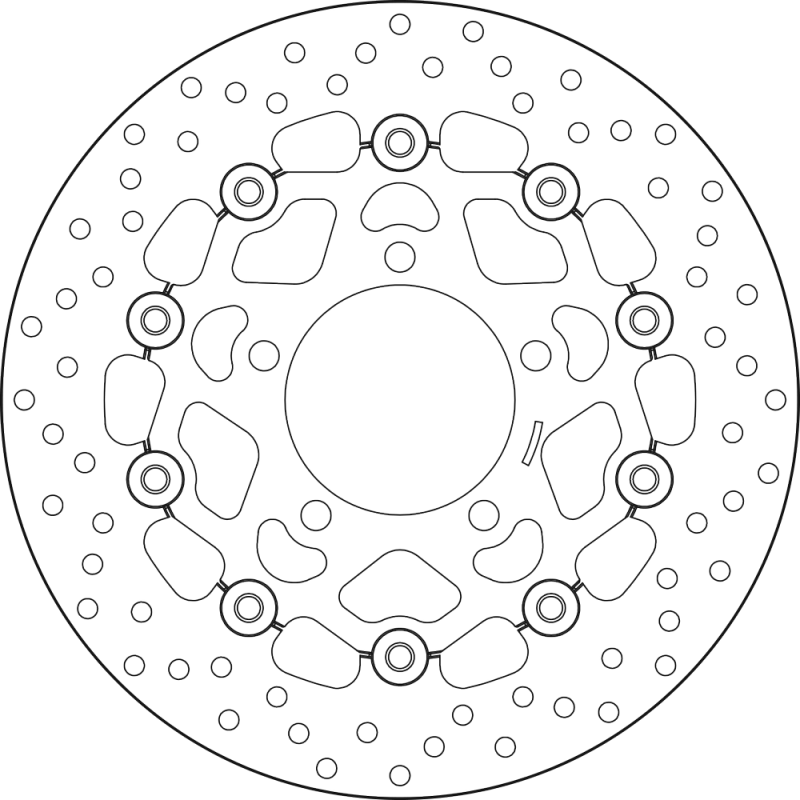 BREMBO Floating brake disc 78B40815 78B40815