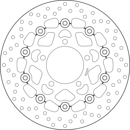 BREMBO Disco de freno flotante 78B40815