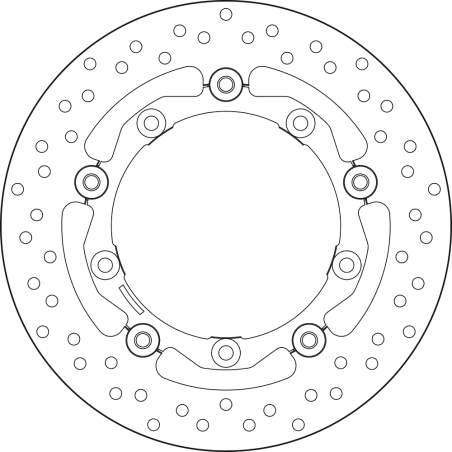 BREMBO Floating brake disc 78B40817 78B40817