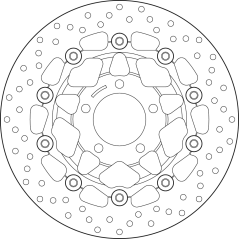 BREMBO Floating brake disc 78B40820 78B40820