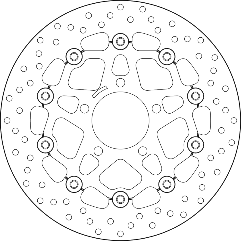BREMBO Floating brake disc 78B40821 78B40821