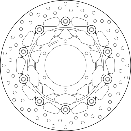 BREMBO Disco de freno flotante 78B40823