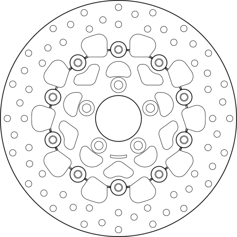 BREMBO Disco de freno flotante 78B40828