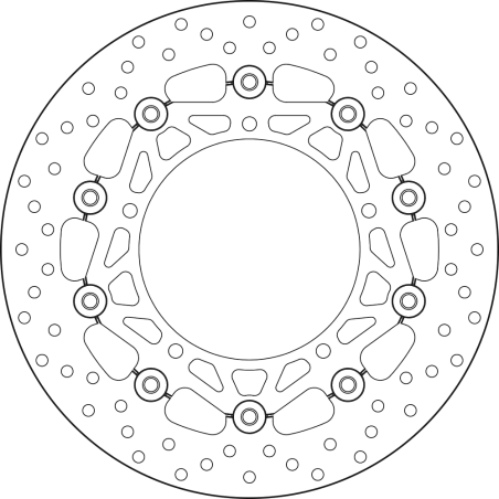 BREMBO Floating brake disc 78B40831 78B40831