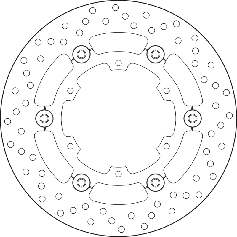 BREMBO Floating brake disc 78B40833 78B40833