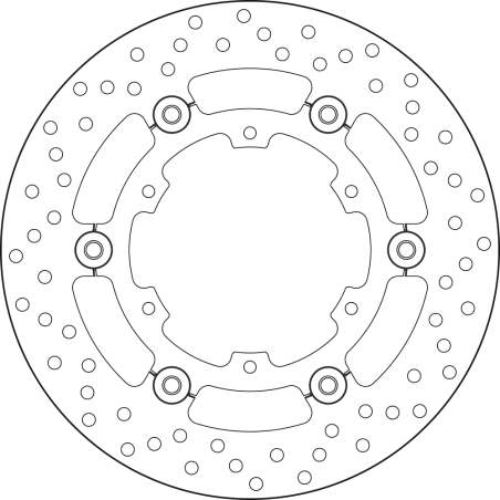 BREMBO Disco de freno flotante 78B40833