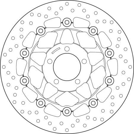 BREMBO Floating brake disc 78B40841 78B40841
