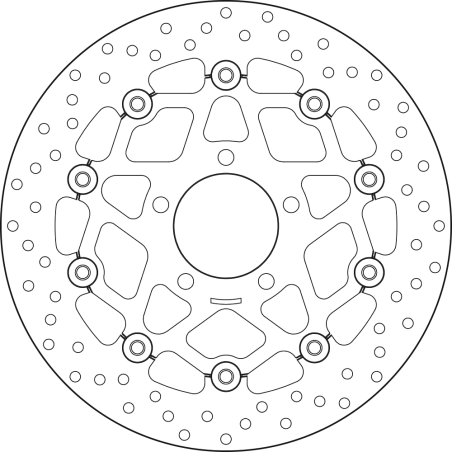 BREMBO Floating brake disc 78B40842 78B40842