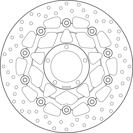 BREMBO Disco de freno flotante 78B40845