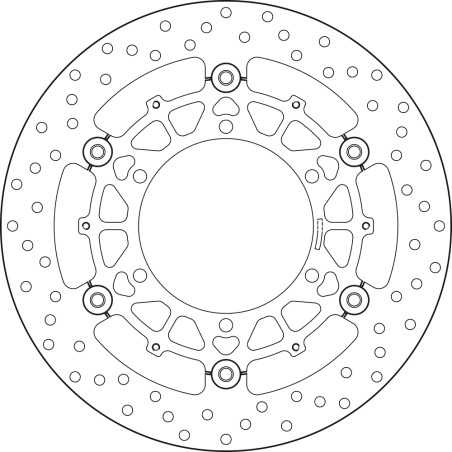 BREMBO Disco de freno flotante 78B40846