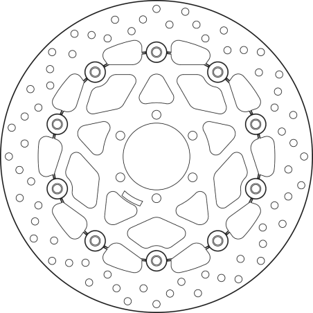 BREMBO Disco de freno flotante 78B40850
